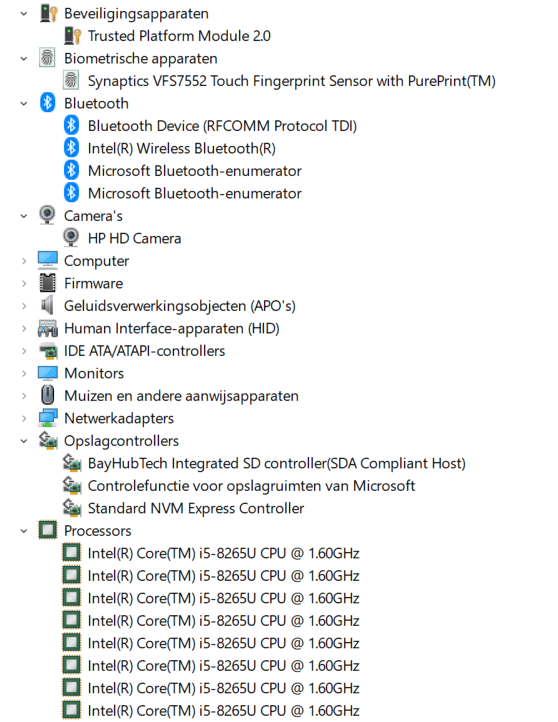 HP Probook 450 G6 met Intel Core i5 8265u en Windows 11 Pro - Afbeelding 3